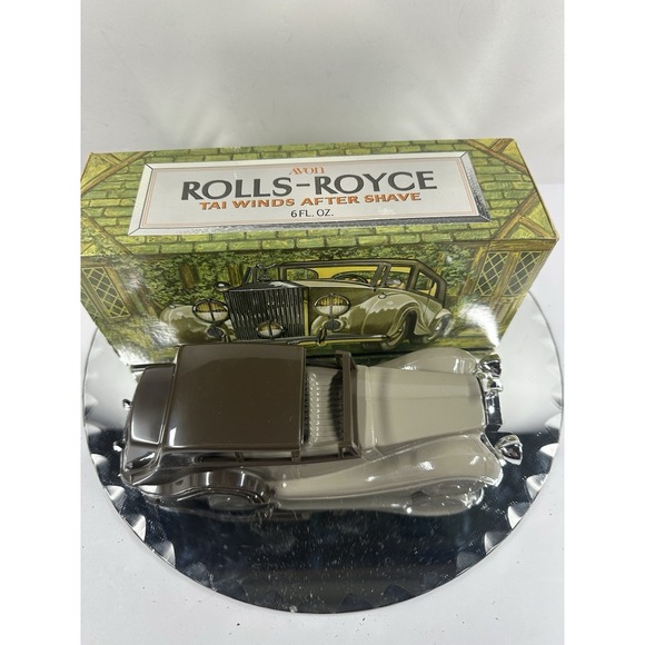 Vintage AVON Rolls - Royce Car decanter Deep Woods After Shave FULL w/ Box Retro - Picture 2 of 11